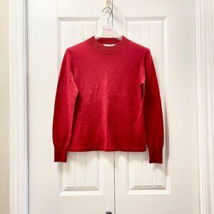 Vintage Made in Italy Wool Crewneck Sweater Red– M